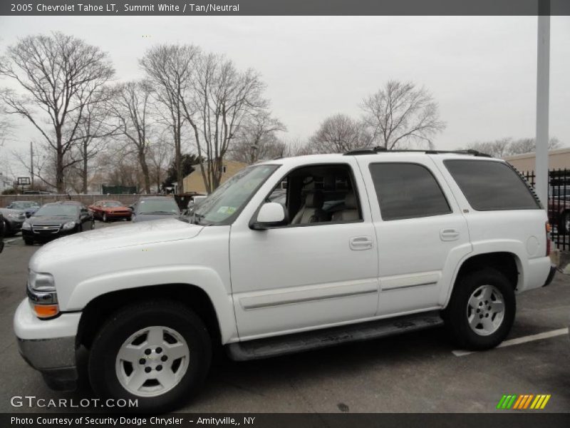 Summit White / Tan/Neutral 2005 Chevrolet Tahoe LT