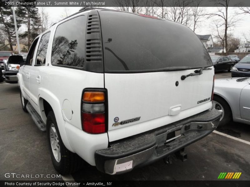 Summit White / Tan/Neutral 2005 Chevrolet Tahoe LT