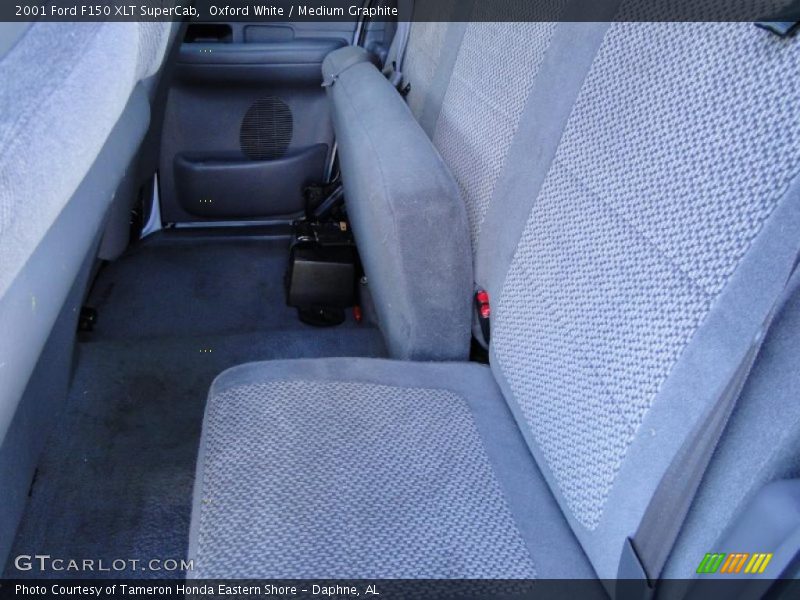 Oxford White / Medium Graphite 2001 Ford F150 XLT SuperCab