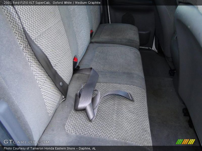 Oxford White / Medium Graphite 2001 Ford F150 XLT SuperCab