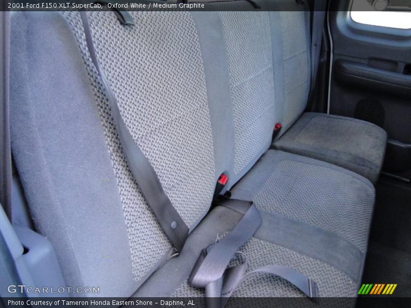 Oxford White / Medium Graphite 2001 Ford F150 XLT SuperCab