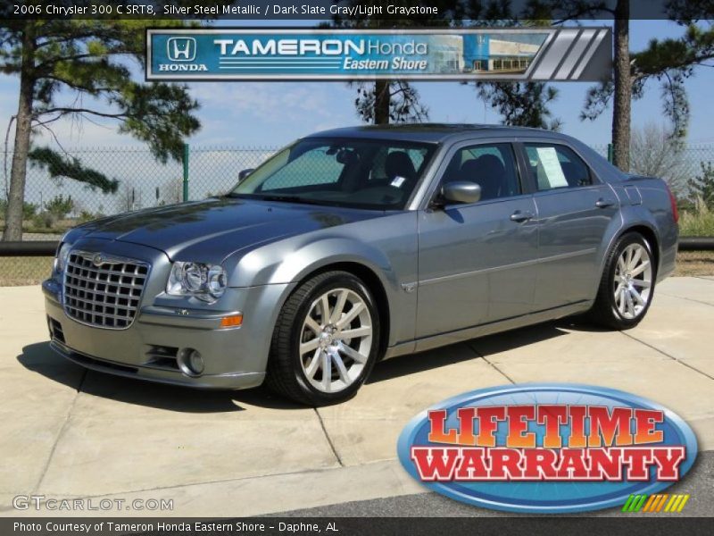 Silver Steel Metallic / Dark Slate Gray/Light Graystone 2006 Chrysler 300 C SRT8