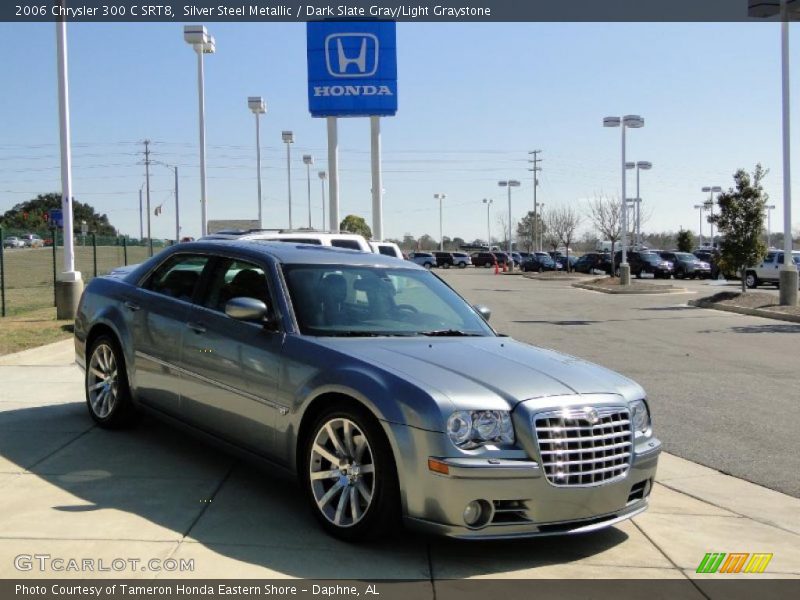 Silver Steel Metallic / Dark Slate Gray/Light Graystone 2006 Chrysler 300 C SRT8