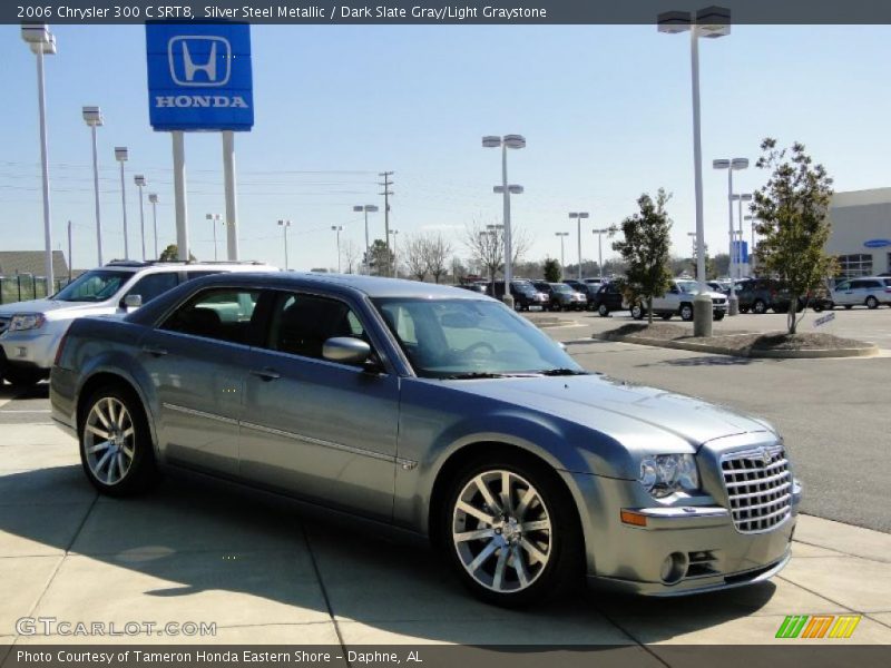Silver Steel Metallic / Dark Slate Gray/Light Graystone 2006 Chrysler 300 C SRT8
