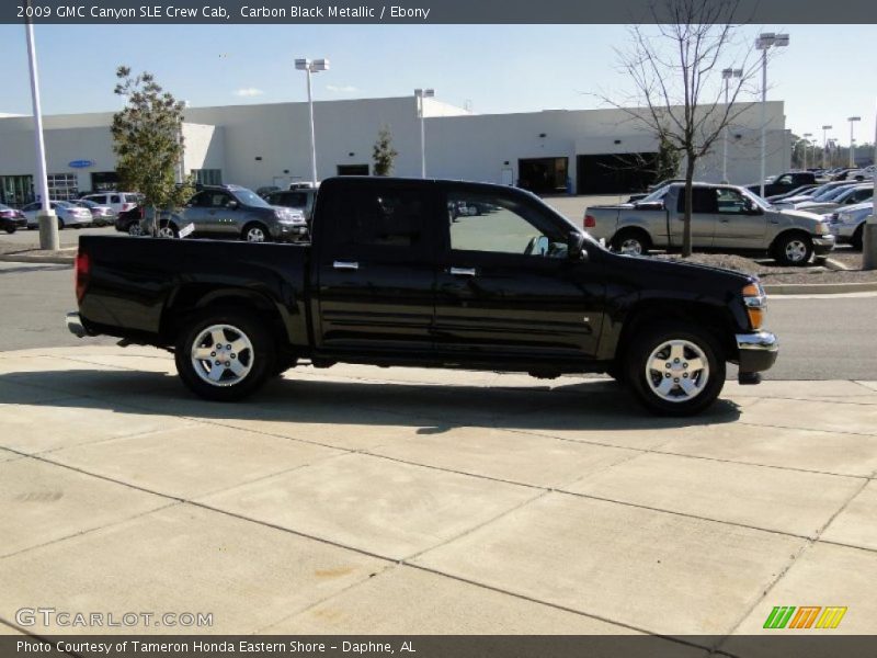 Carbon Black Metallic / Ebony 2009 GMC Canyon SLE Crew Cab