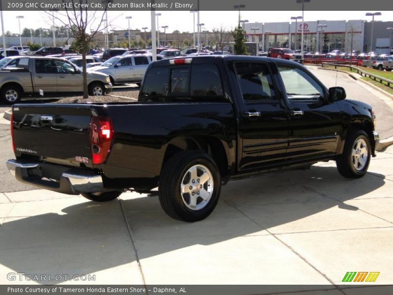 Carbon Black Metallic / Ebony 2009 GMC Canyon SLE Crew Cab