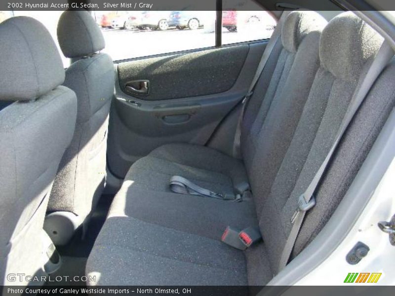 Silver Mist / Gray 2002 Hyundai Accent GL Sedan