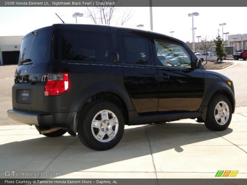 Nighthawk Black Pearl / Gray/Black 2008 Honda Element LX