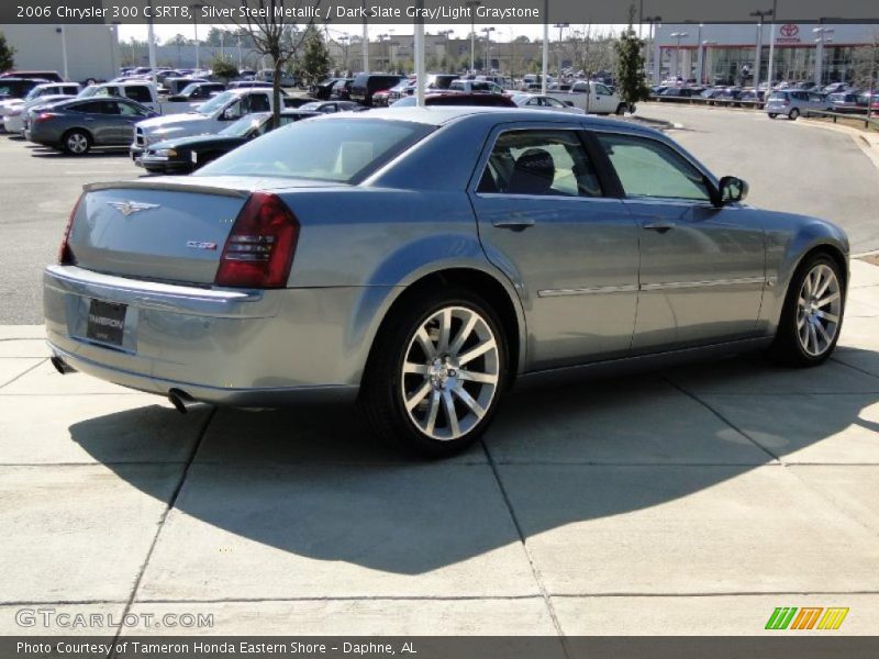 Silver Steel Metallic / Dark Slate Gray/Light Graystone 2006 Chrysler 300 C SRT8