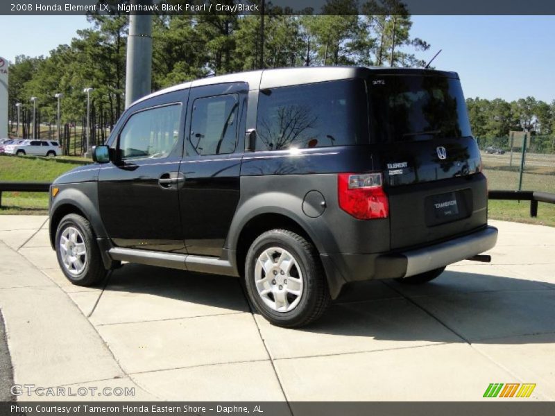 Nighthawk Black Pearl / Gray/Black 2008 Honda Element LX