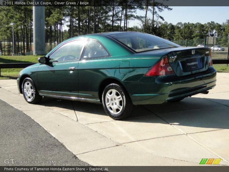  2001 Civic LX Coupe Clover Green