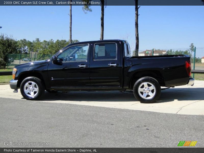 Carbon Black Metallic / Ebony 2009 GMC Canyon SLE Crew Cab
