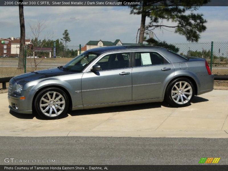 Silver Steel Metallic / Dark Slate Gray/Light Graystone 2006 Chrysler 300 C SRT8