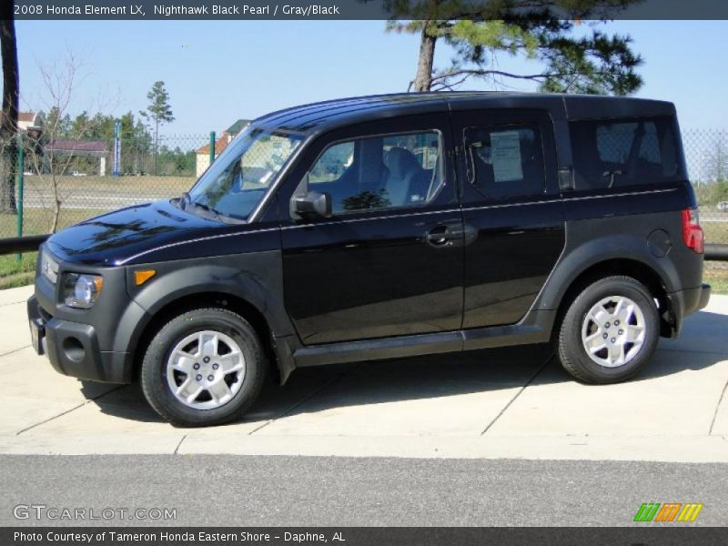 Nighthawk Black Pearl / Gray/Black 2008 Honda Element LX
