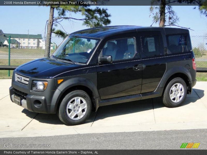 Nighthawk Black Pearl / Gray/Black 2008 Honda Element LX