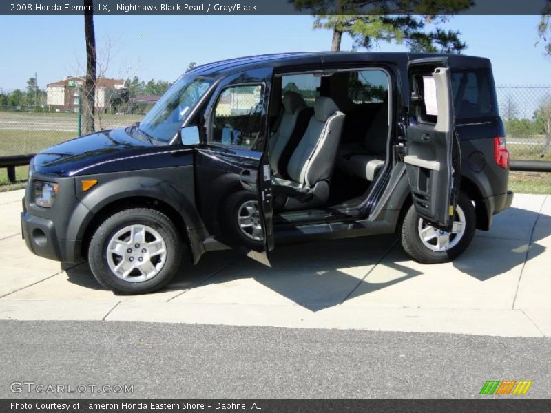 Nighthawk Black Pearl / Gray/Black 2008 Honda Element LX