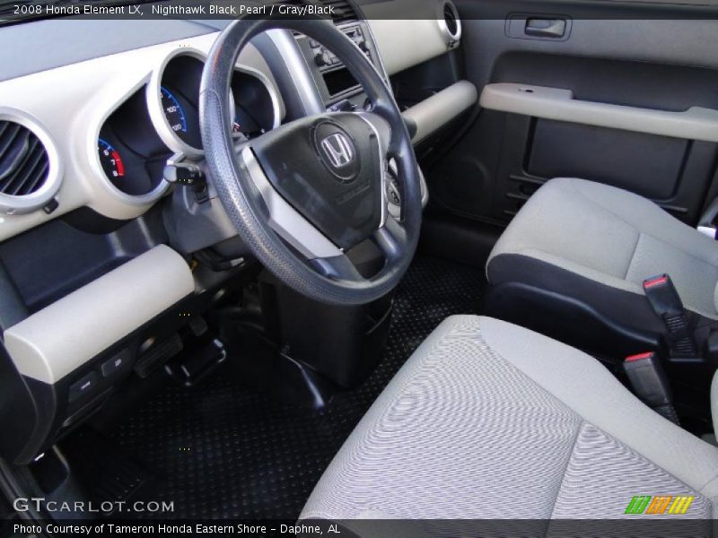 2008 Element LX Gray/Black Interior
