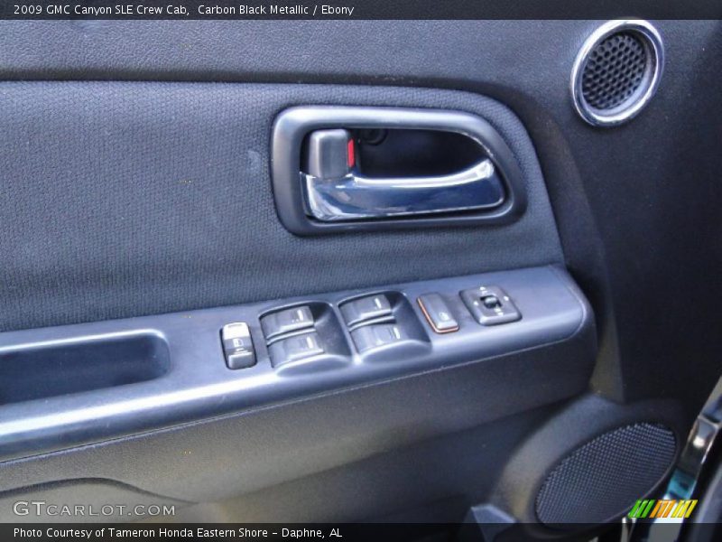 Carbon Black Metallic / Ebony 2009 GMC Canyon SLE Crew Cab