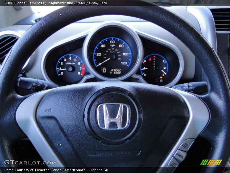 Nighthawk Black Pearl / Gray/Black 2008 Honda Element LX