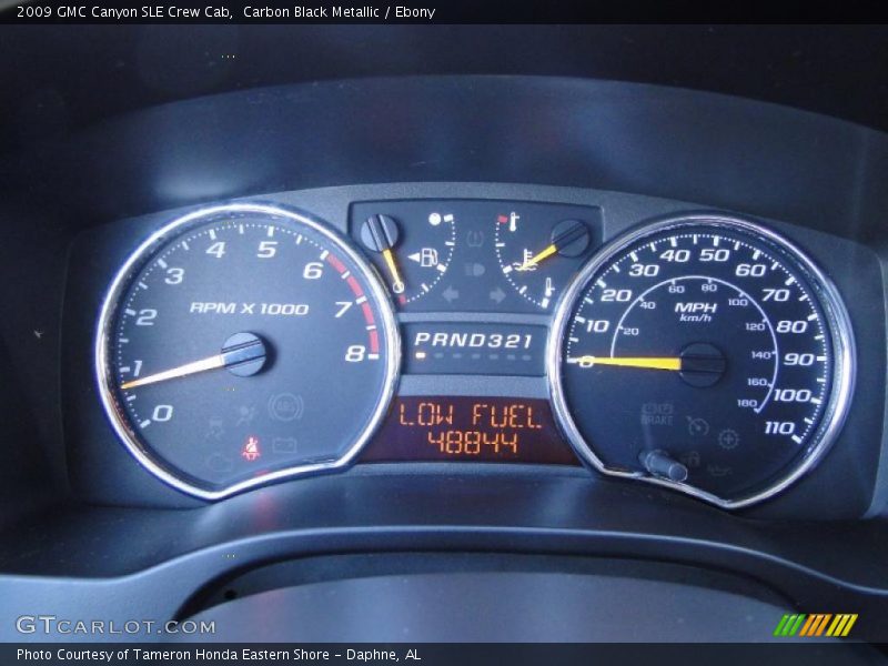  2009 Canyon SLE Crew Cab SLE Crew Cab Gauges