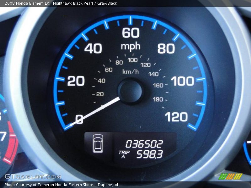 Nighthawk Black Pearl / Gray/Black 2008 Honda Element LX