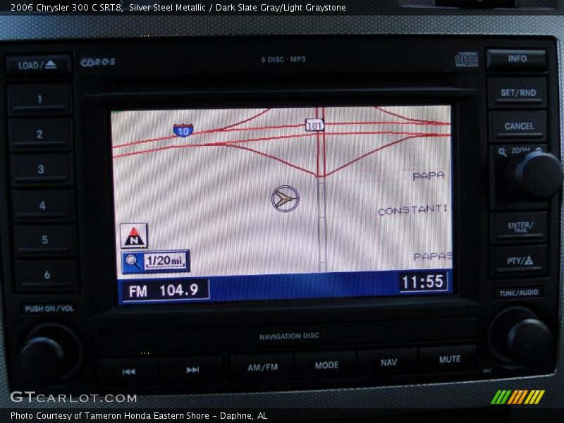 Navigation of 2006 300 C SRT8