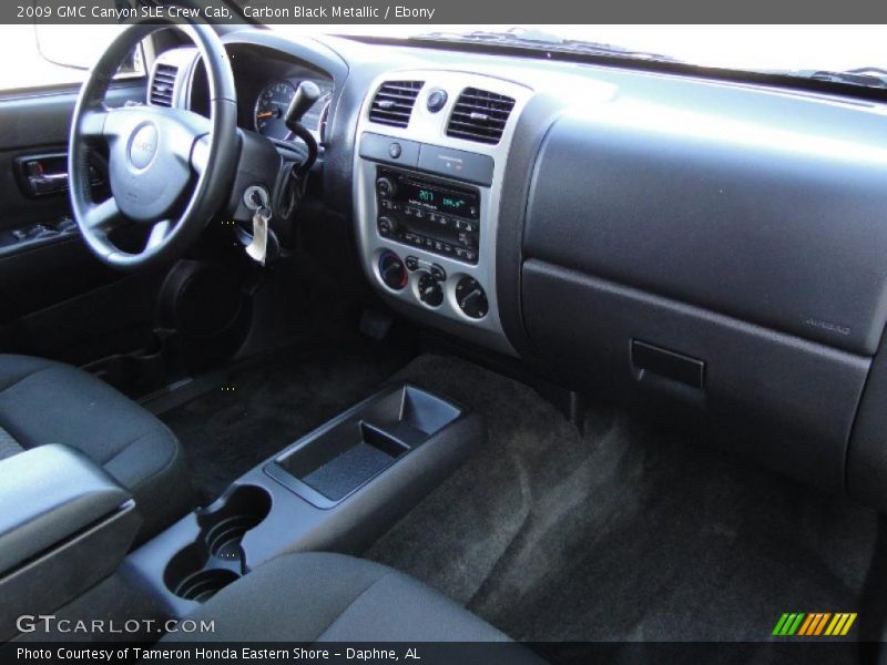 Carbon Black Metallic / Ebony 2009 GMC Canyon SLE Crew Cab