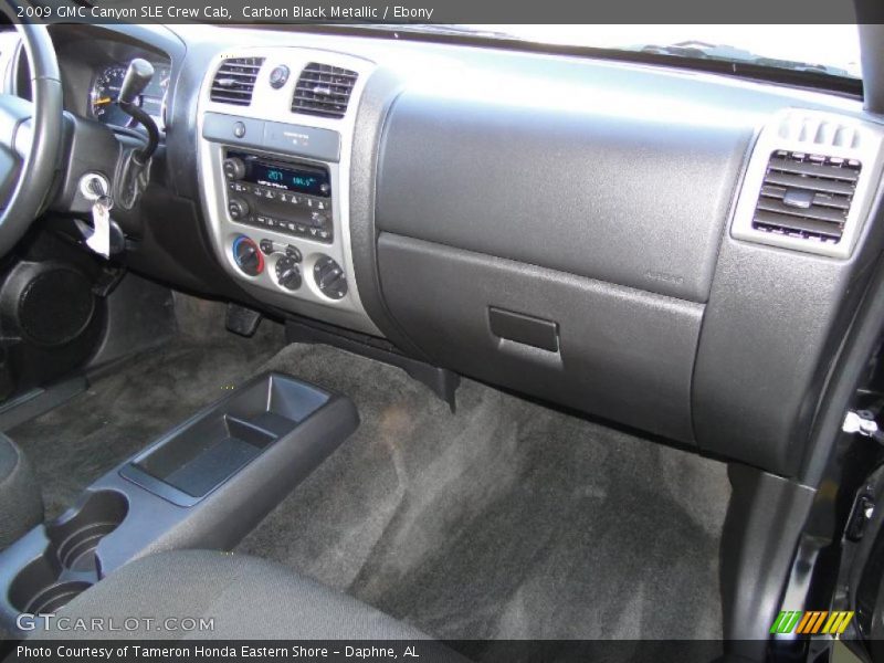 Carbon Black Metallic / Ebony 2009 GMC Canyon SLE Crew Cab