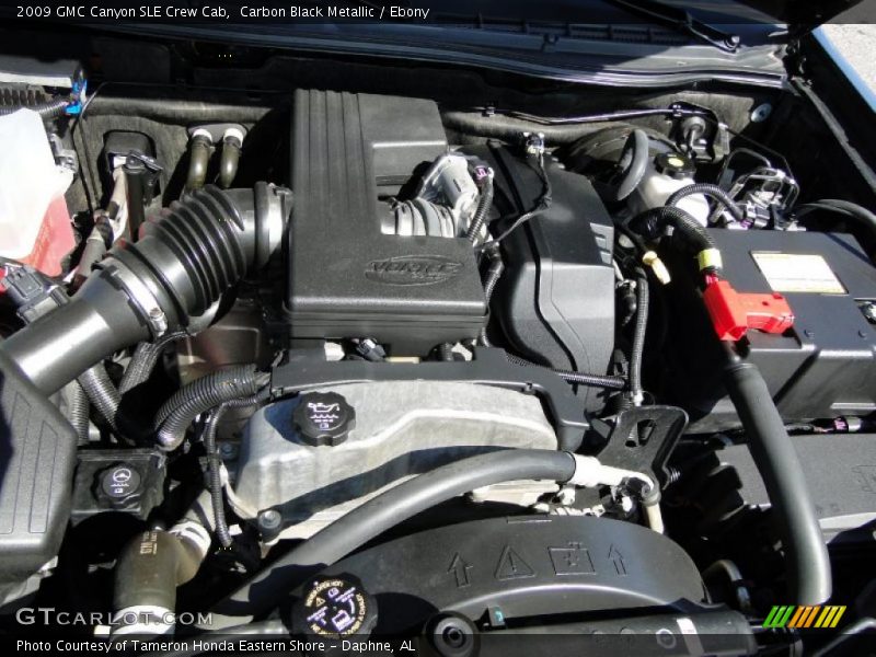 Carbon Black Metallic / Ebony 2009 GMC Canyon SLE Crew Cab