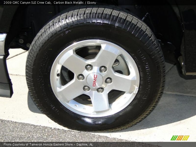 Carbon Black Metallic / Ebony 2009 GMC Canyon SLE Crew Cab