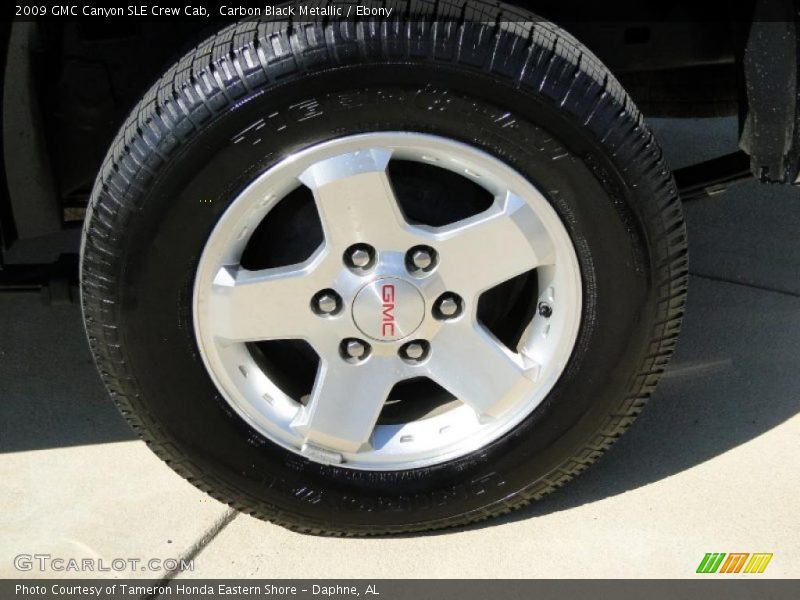 Carbon Black Metallic / Ebony 2009 GMC Canyon SLE Crew Cab
