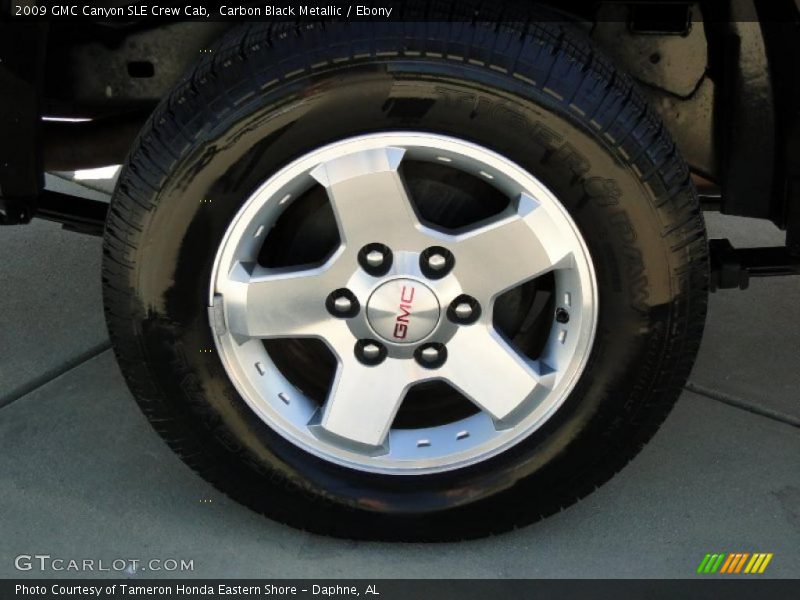 Carbon Black Metallic / Ebony 2009 GMC Canyon SLE Crew Cab