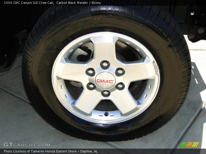 Carbon Black Metallic / Ebony 2009 GMC Canyon SLE Crew Cab