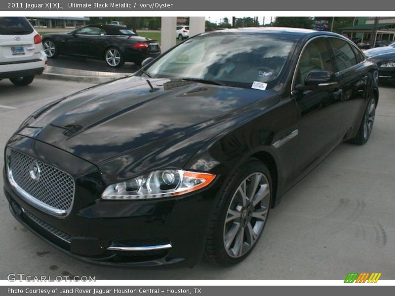 Ultimate Black Metallic / Ivory/Oyster 2011 Jaguar XJ XJL