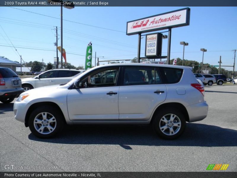 Classic Silver Metallic / Sand Beige 2009 Toyota RAV4 4WD