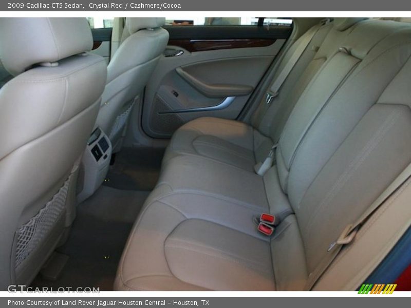 Crystal Red / Cashmere/Cocoa 2009 Cadillac CTS Sedan
