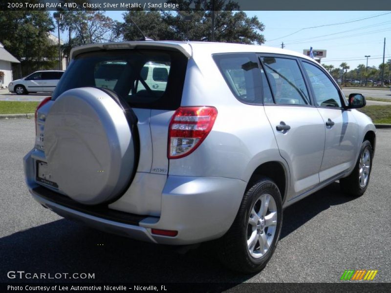 Classic Silver Metallic / Sand Beige 2009 Toyota RAV4 4WD