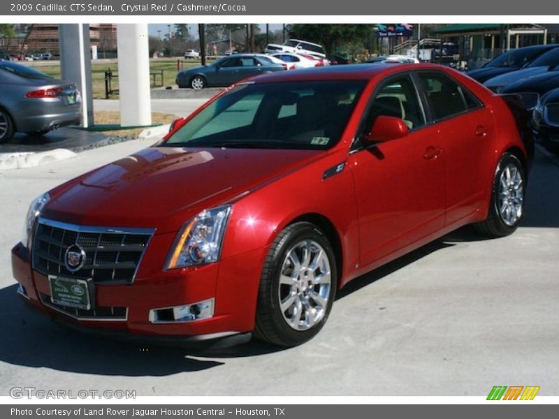 Crystal Red / Cashmere/Cocoa 2009 Cadillac CTS Sedan