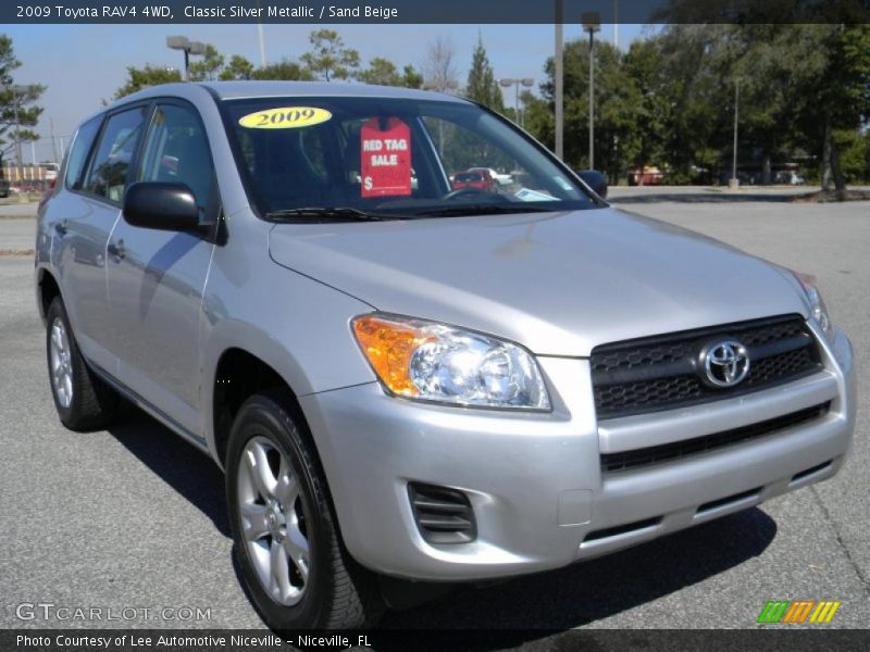 Classic Silver Metallic / Sand Beige 2009 Toyota RAV4 4WD
