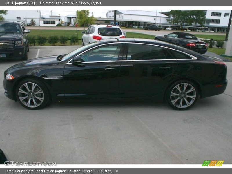 Ultimate Black Metallic / Ivory/Oyster 2011 Jaguar XJ XJL