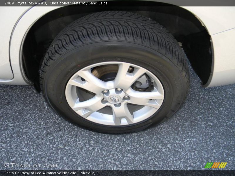 Classic Silver Metallic / Sand Beige 2009 Toyota RAV4 4WD