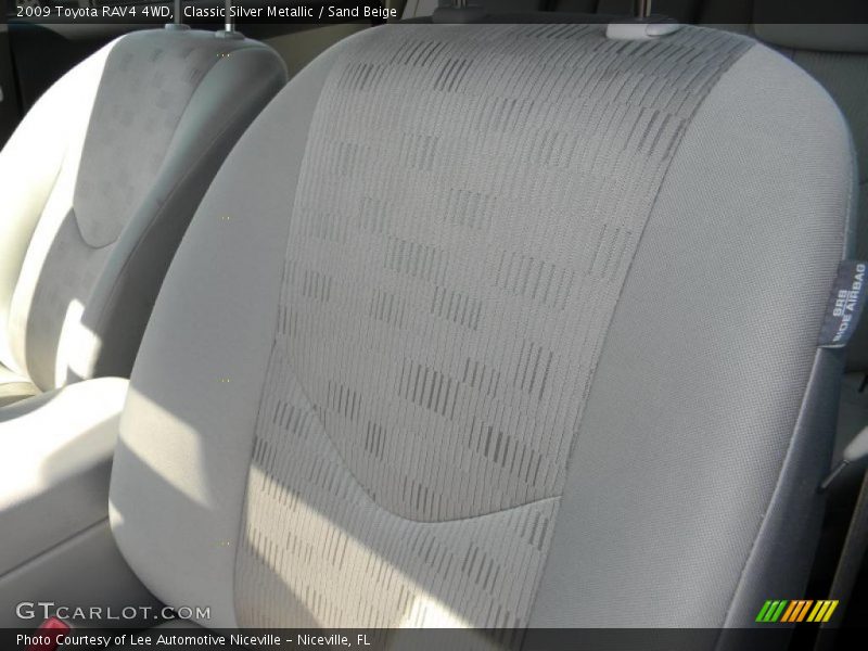 Classic Silver Metallic / Sand Beige 2009 Toyota RAV4 4WD