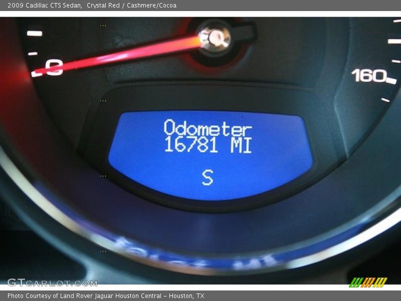Crystal Red / Cashmere/Cocoa 2009 Cadillac CTS Sedan