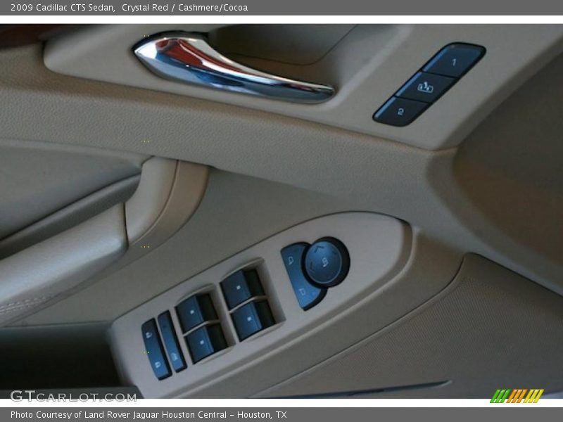 Crystal Red / Cashmere/Cocoa 2009 Cadillac CTS Sedan