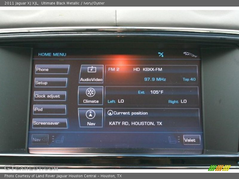 Ultimate Black Metallic / Ivory/Oyster 2011 Jaguar XJ XJL