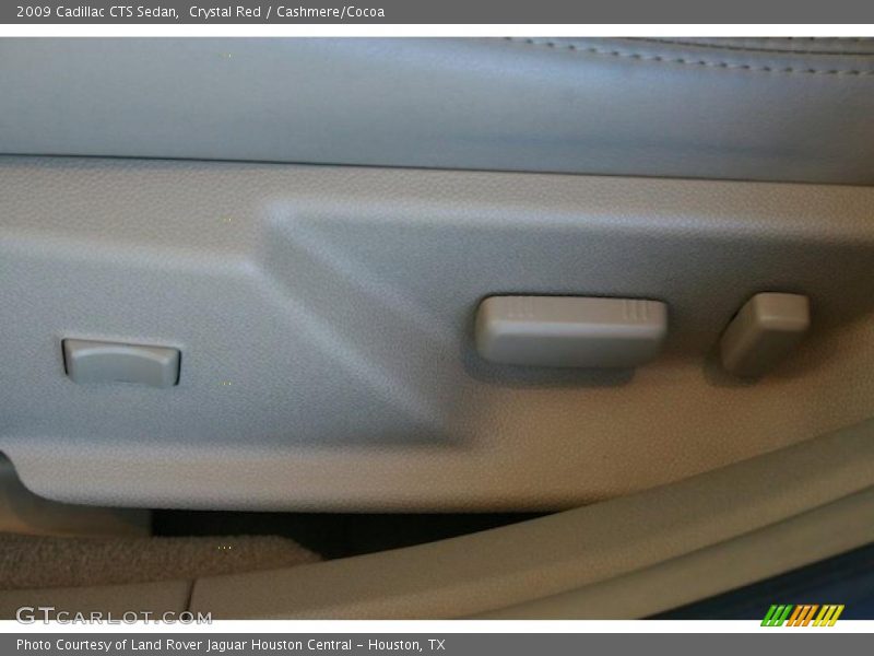 Crystal Red / Cashmere/Cocoa 2009 Cadillac CTS Sedan