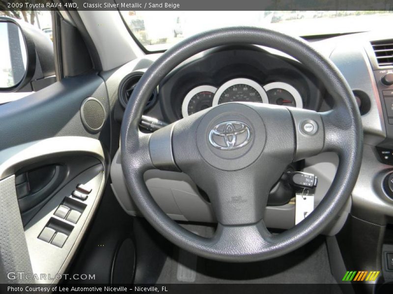Classic Silver Metallic / Sand Beige 2009 Toyota RAV4 4WD