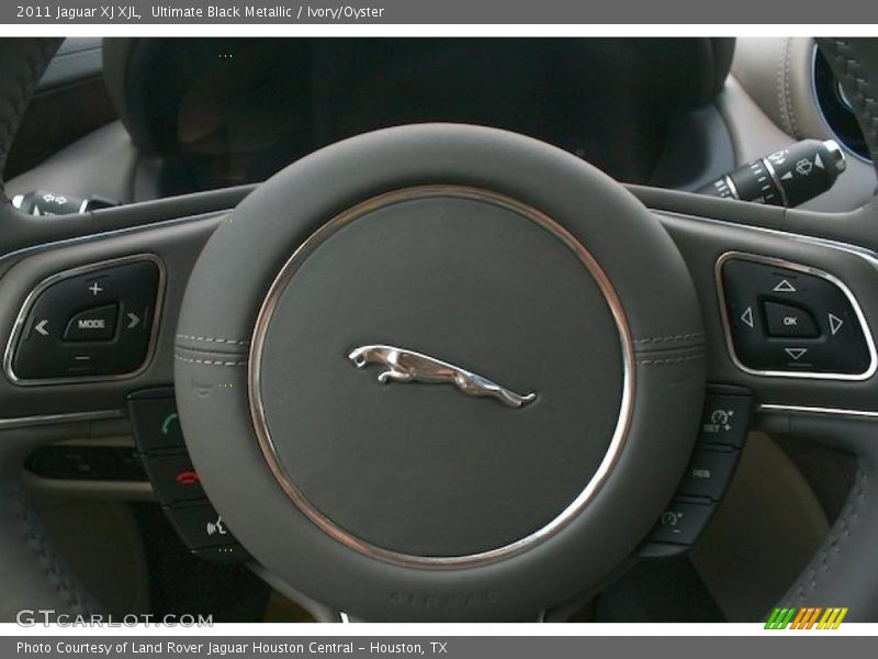 Ultimate Black Metallic / Ivory/Oyster 2011 Jaguar XJ XJL