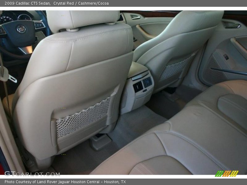 Crystal Red / Cashmere/Cocoa 2009 Cadillac CTS Sedan