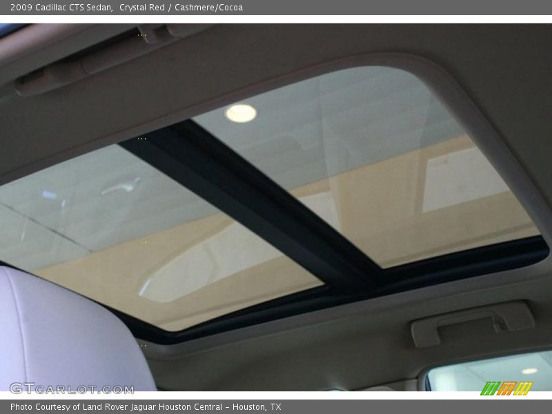 Crystal Red / Cashmere/Cocoa 2009 Cadillac CTS Sedan